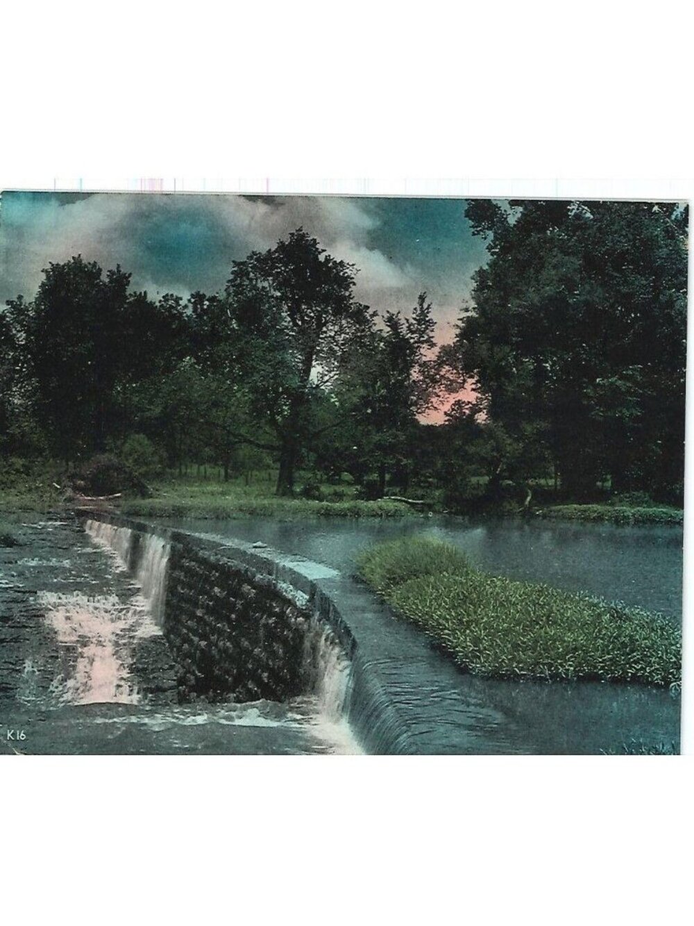 🎨 2 for $20 🎨Vintage Calendar Print Waterway at Sunset 4x5